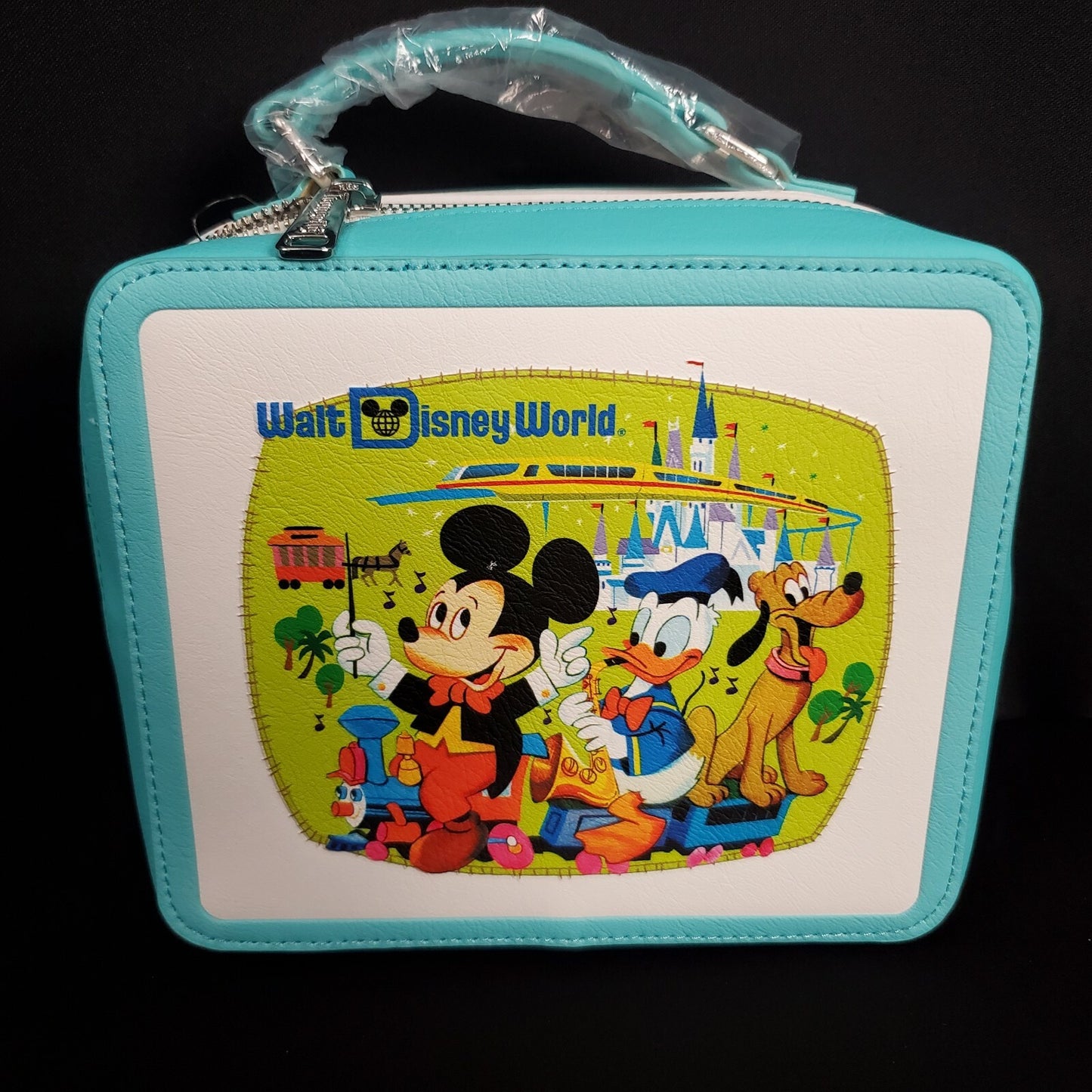 *Lunchbox Bag & ID Case* Disney Parks 50th Loungefly Vault Shoulder Bag Mickey
