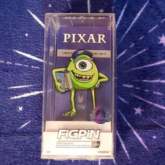 NEW Disney Parks FIGPIN #450 Mike Wazowski Pin Limited Release LR Monsters Inc.