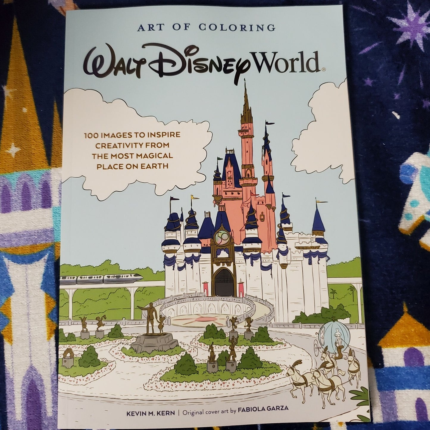2021 Disney Parks Art of Coloring Walt Disney World 50th Anniversary Adult Book