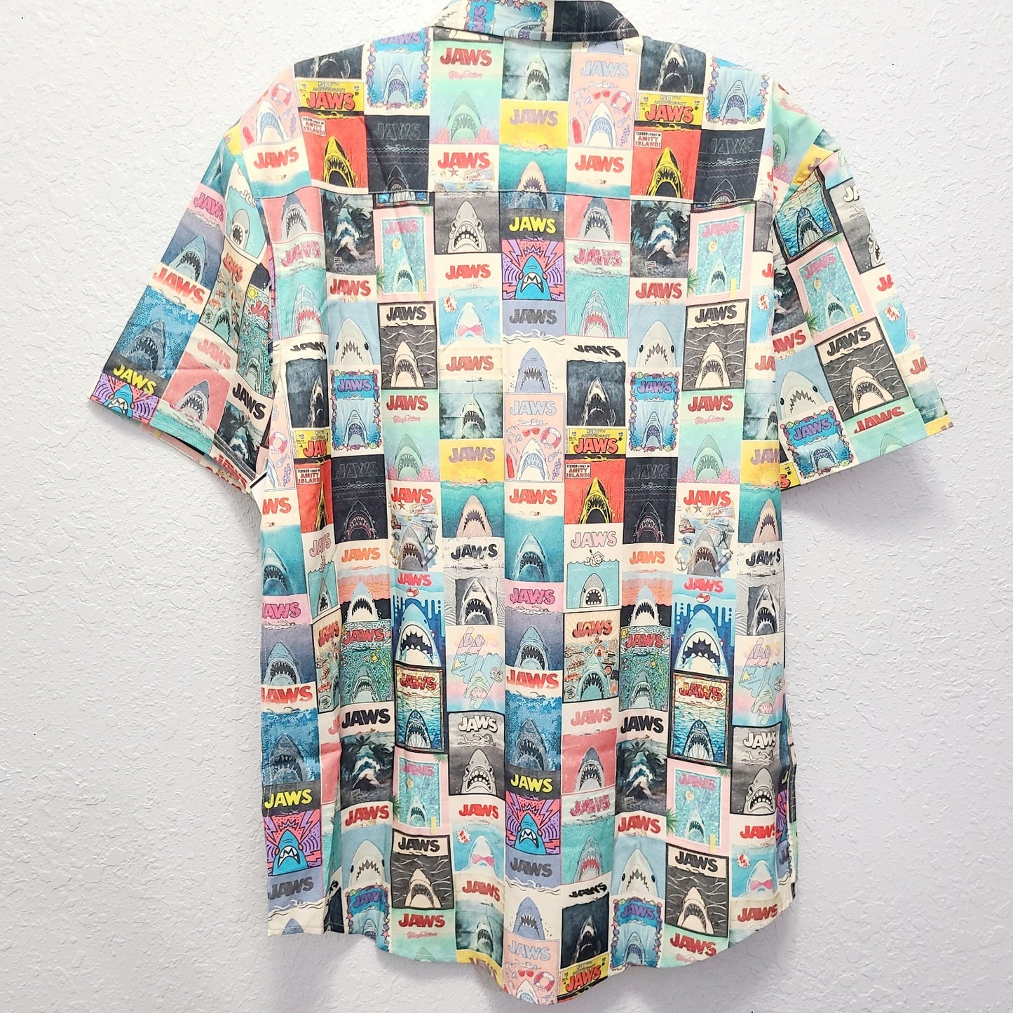 Rsvlts LARGE 2025 Universal Studios JAWS 50th Anniversary Shirt Kunuflex NEW