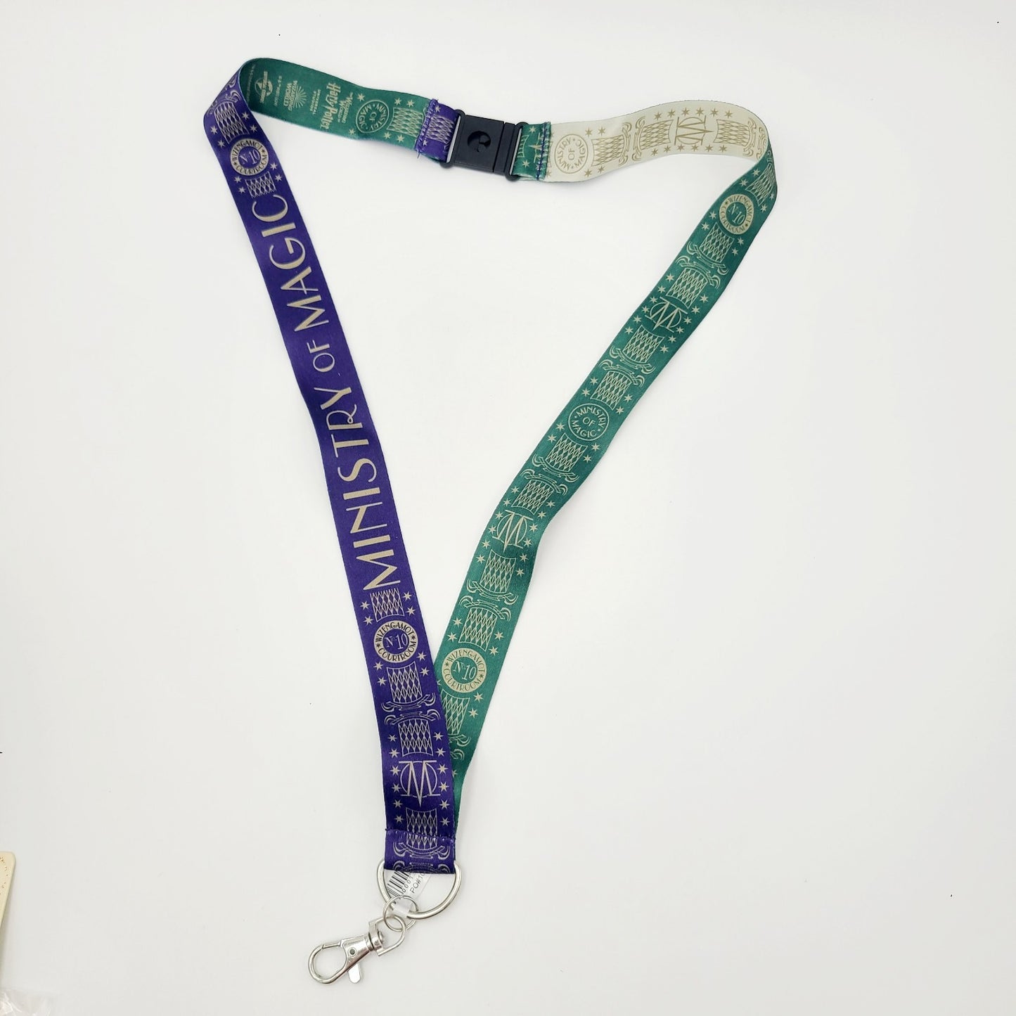 *Lanyard & Pouch* Universal EPIC Universe Harry Potter Ministry Magic Keychain