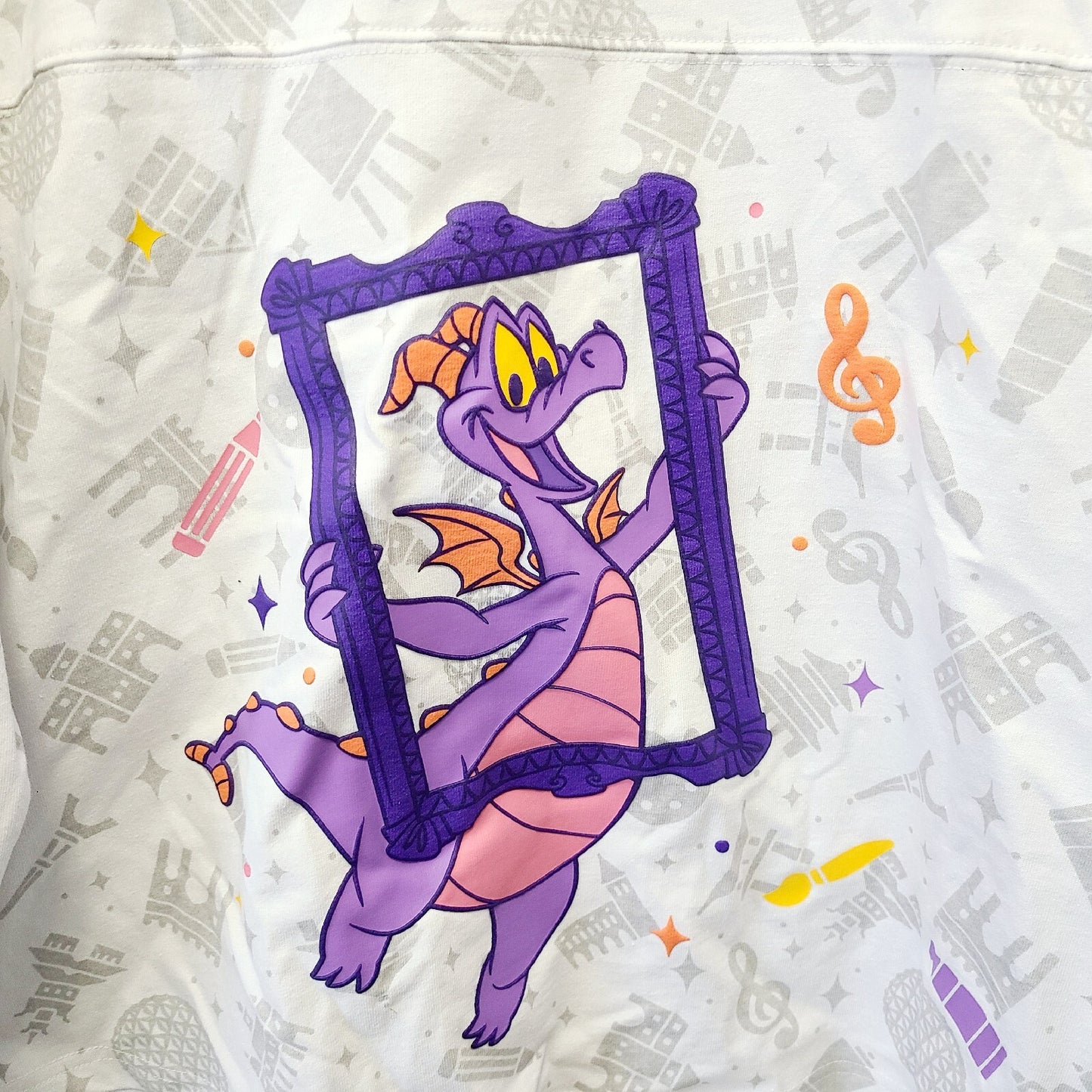 LARGE 2024 Disney Parks EPCOT Art Festival Figment Work Of Art Spirit Jersey NEW