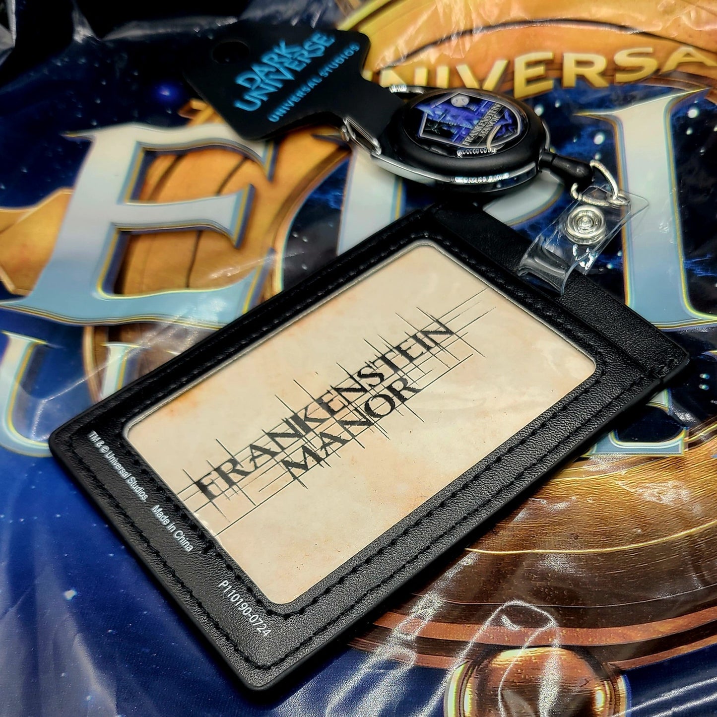 Universal Studios Orlando EPIC Dark Universe Frankenstein Manor ID Badge Reel
