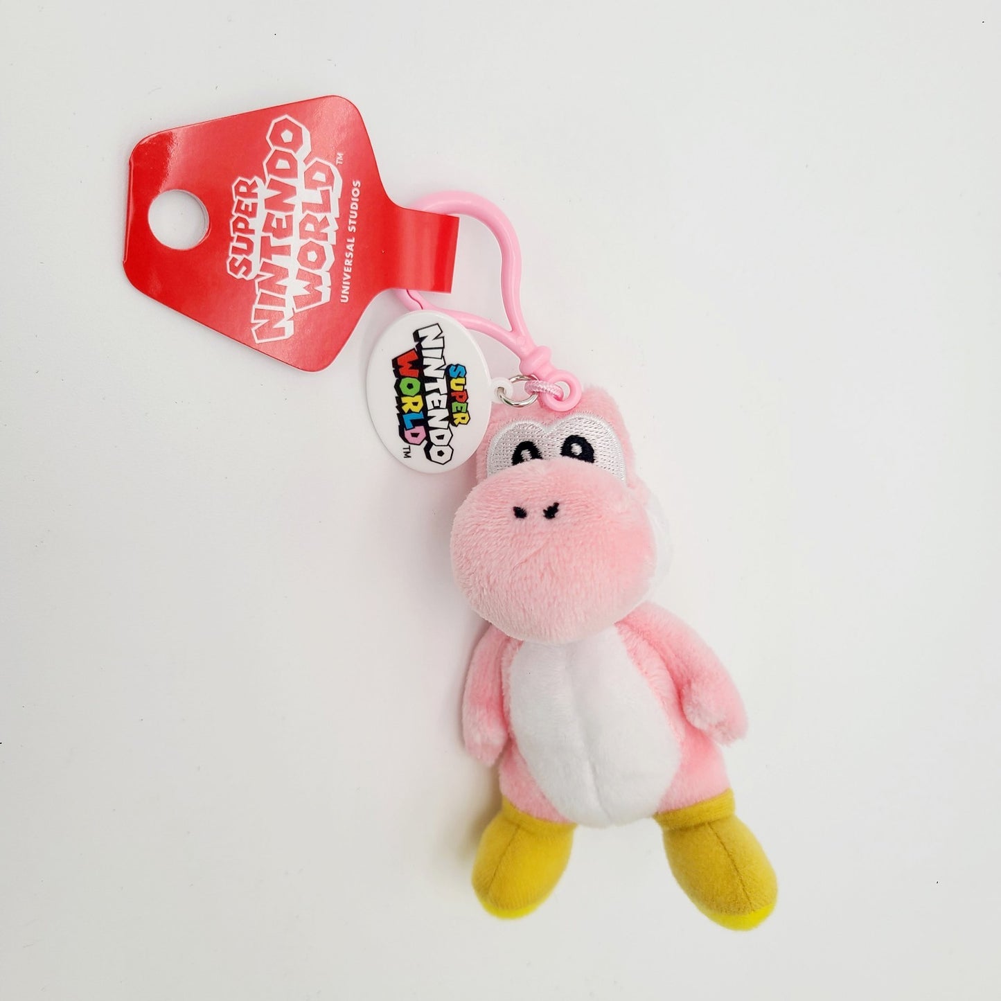 *PINK Yoshi Plush Keychain* Universal Orlando EPIC Universe Super Nintendo World