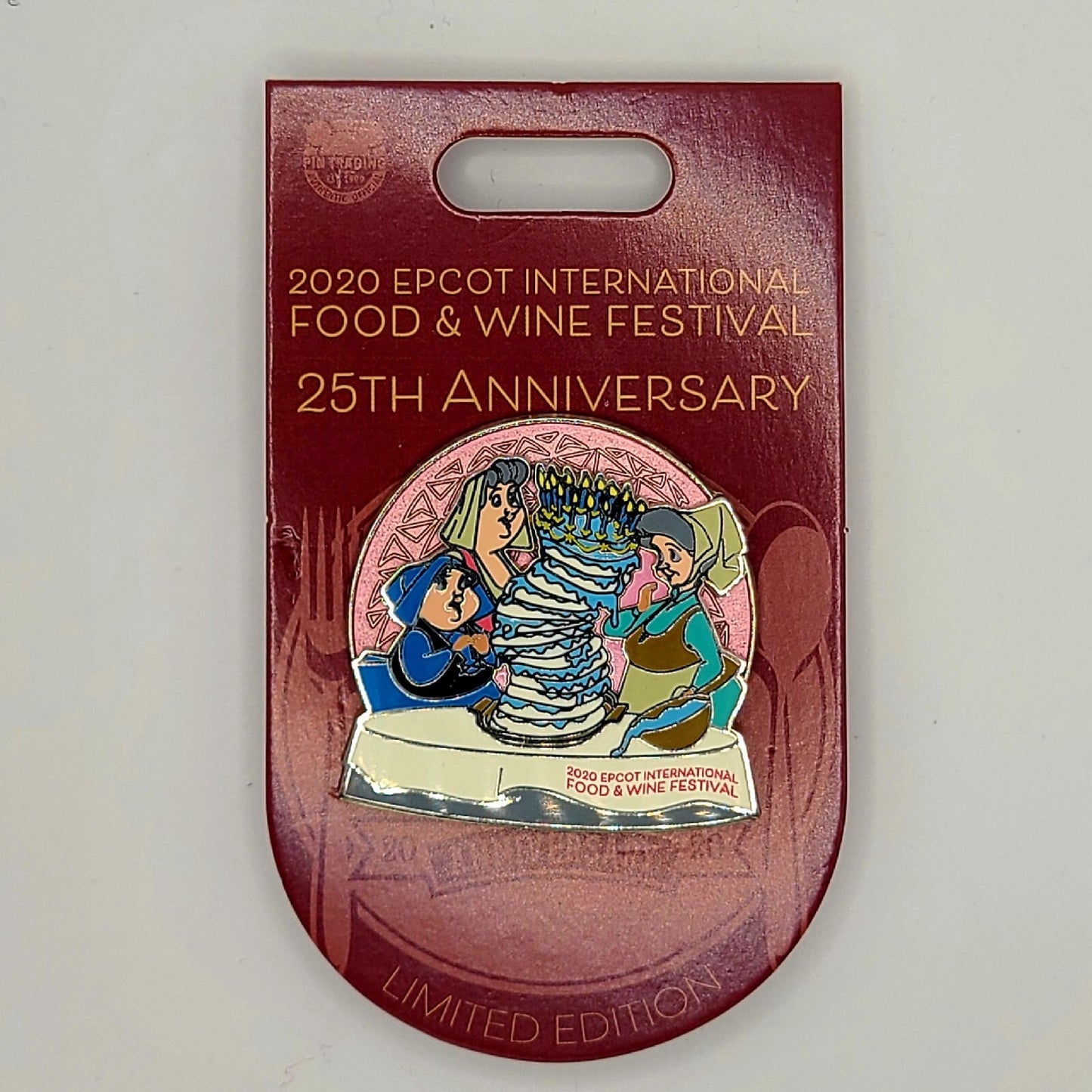 *3 Pin Set* Disney Parks 2020 EPCOT Food & Wine Festival LE Rescuers Alice Fairy