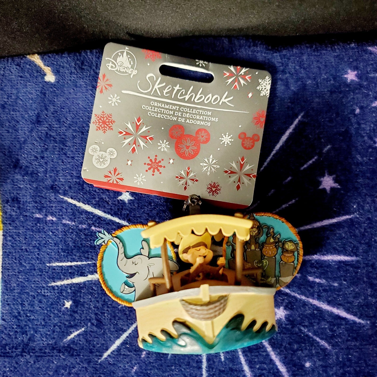 2022 Disney Parks Jungle Cruise Skipper Mickey Mouse Ear Hat Christmas Ornament
