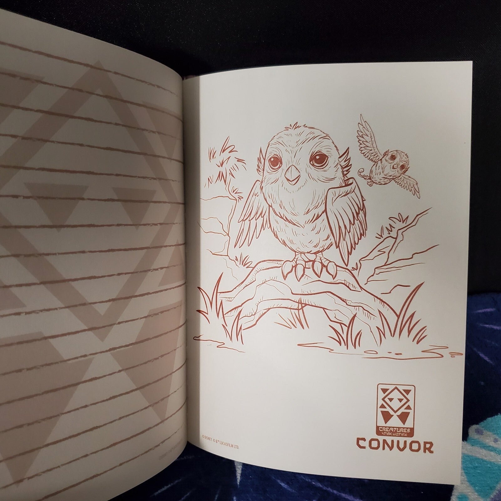 Disney Parks Creatures Notebook Journal Book Star Wars Galaxy's Edge Bantha Gorg
