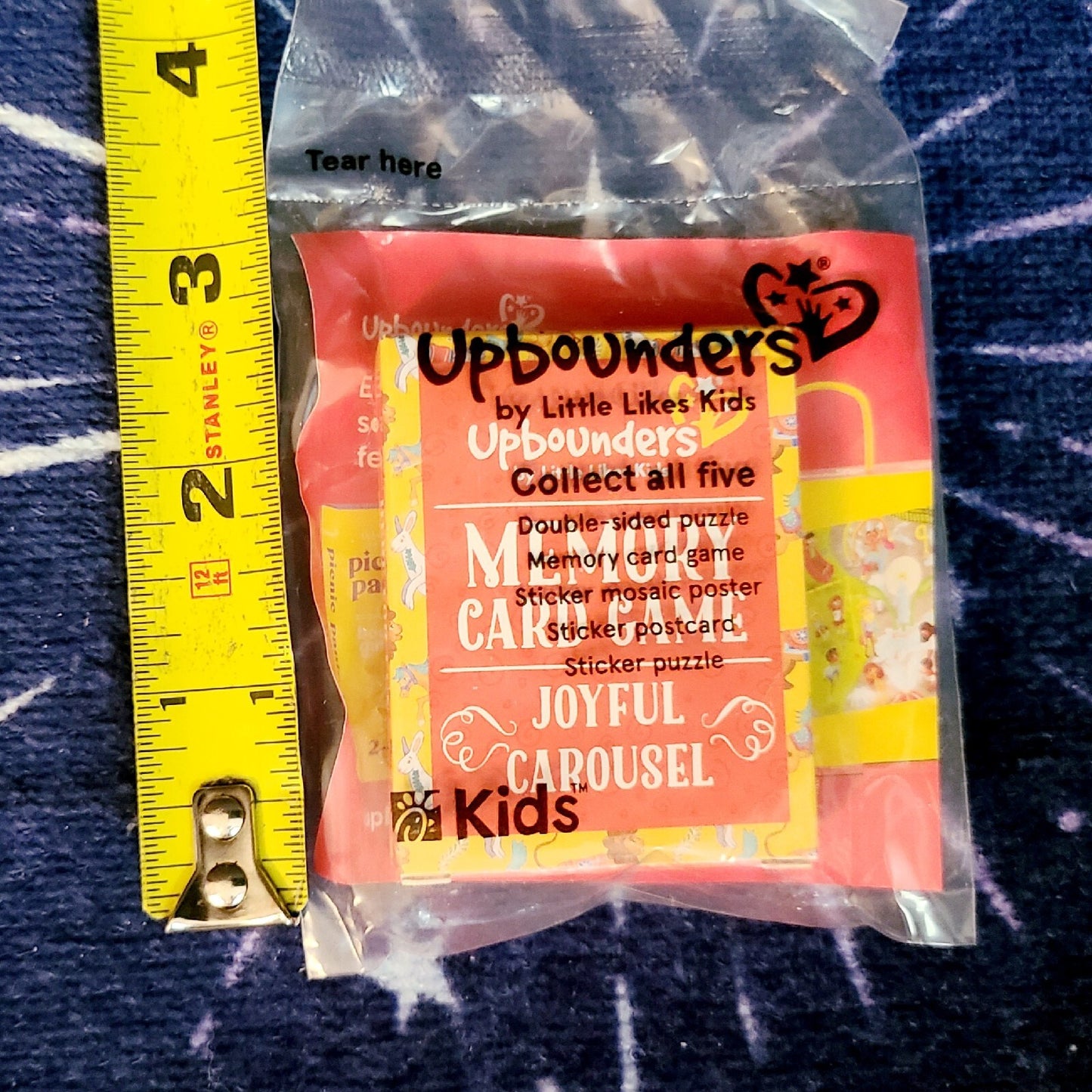 New! Chick Fil A Kids Meal Toy Upbounders Memory Card Game Joyful Carousel CFA