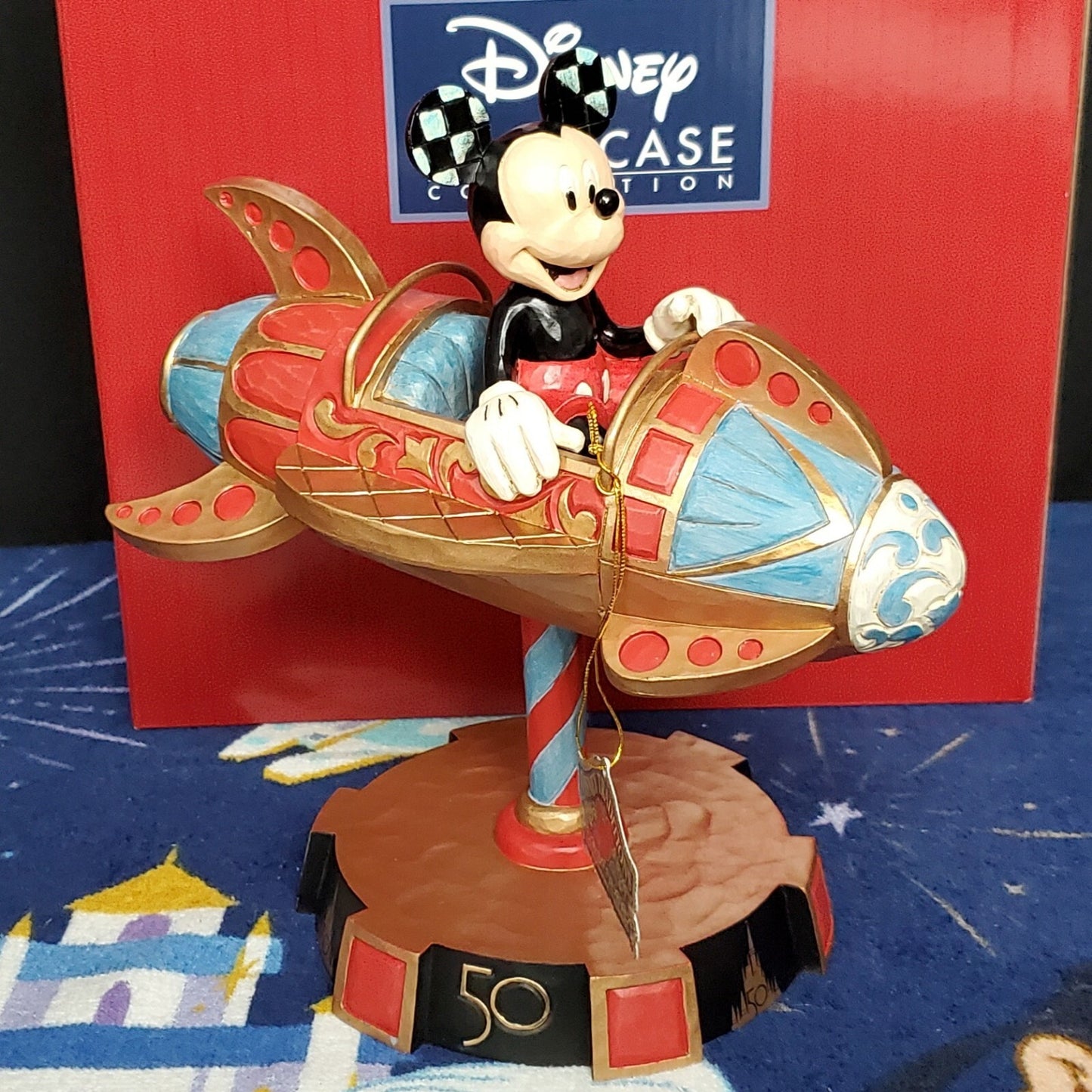 2022 Disney Parks WDW 50th Anniversary Jim Shore Mickey Astro Orbiter Figurine