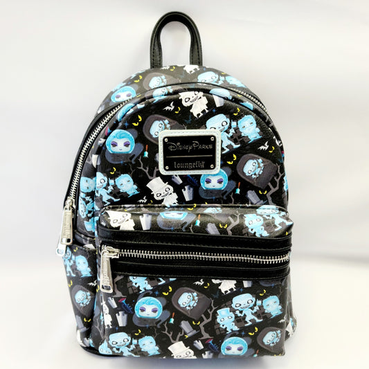 EXACT Mini Backpack Disney Parks Loungefly 2021 The Haunted Mansion Bag Hatbox