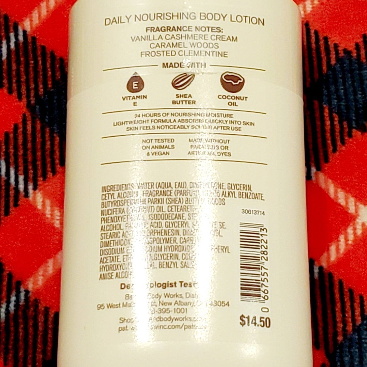 *Set of 3* Bath & Body Works Body Lotions Winter Berry Wonder Fireside Cashmere