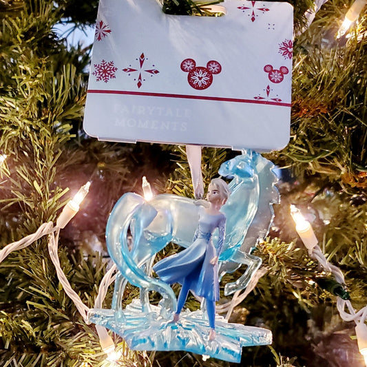 Disney Parks Elsa and Nokk Ornament Fairytale Moments Sketchbook Ornament-Frozen