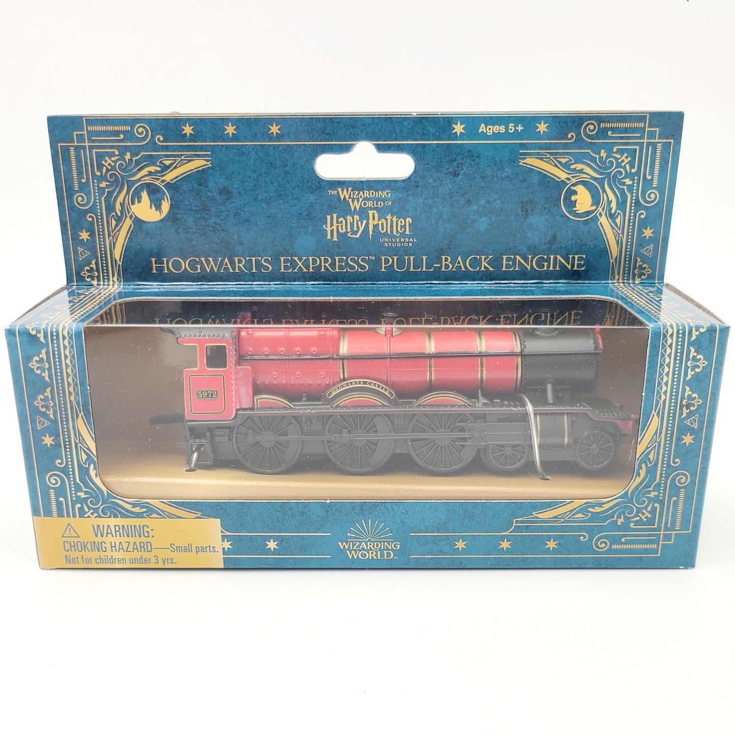 NEW Universal Studios Harry Potter Hogwarts Express Toy Pull Back Engine Train