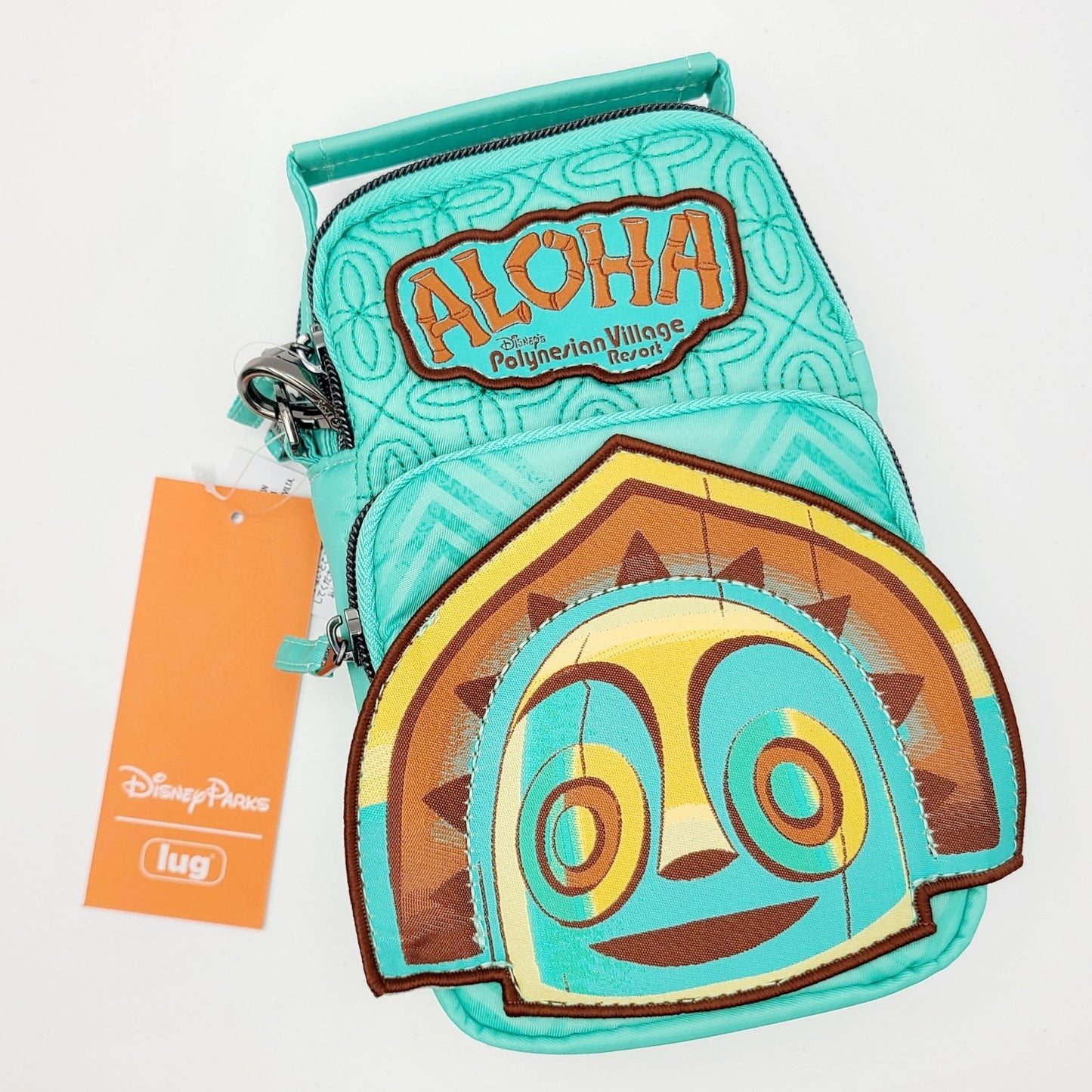 2025 Disney Parks Polynesian Resort Tiki Maui Lug Mini Skeeter Crossbody Bag NEW