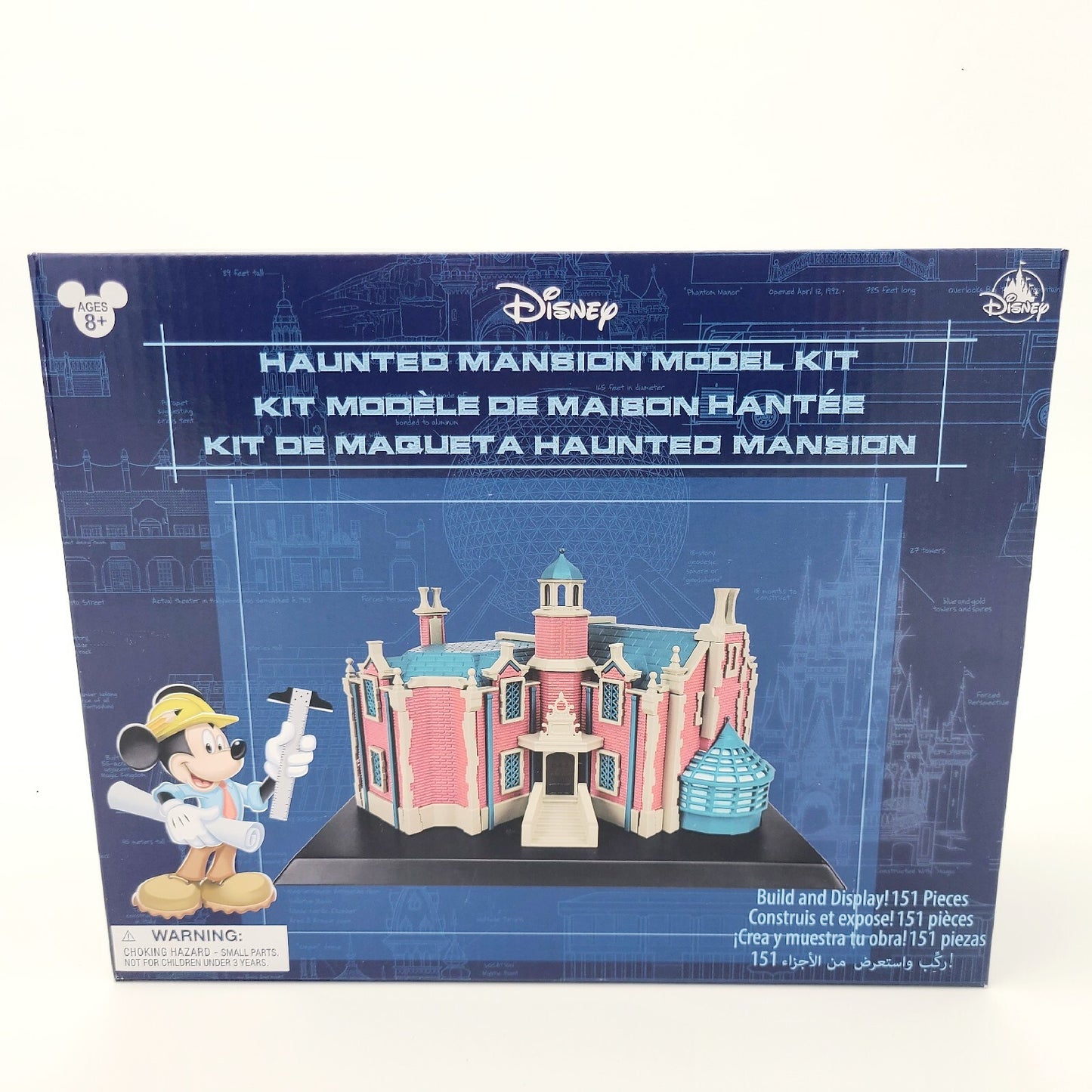 NEW Disney World Parks WDW Haunted Mansion Model Kit Build & Display 151 Pieces
