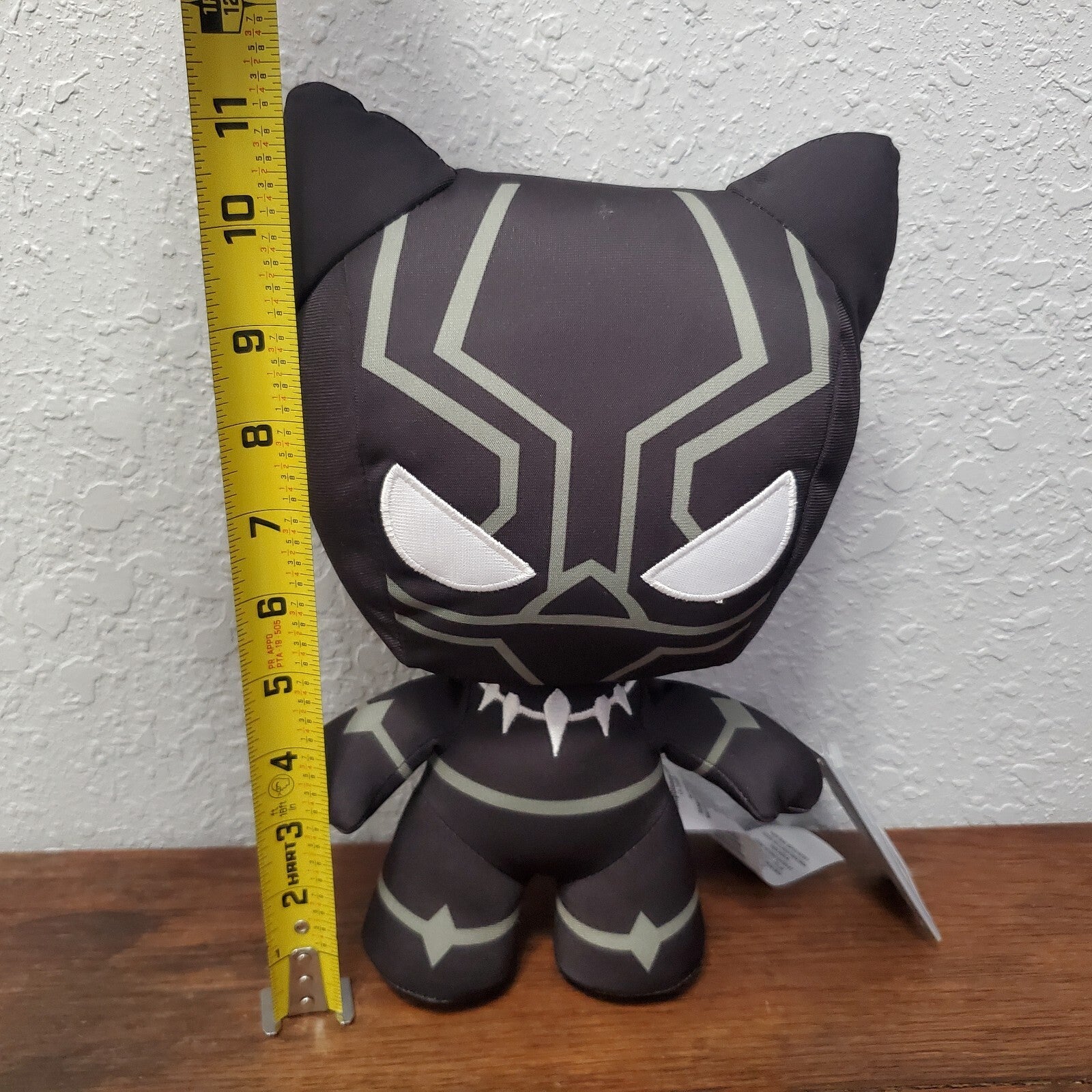 Disney Parks Black Panther Marvel Avenger Plush Standing Cute Big Head NEW