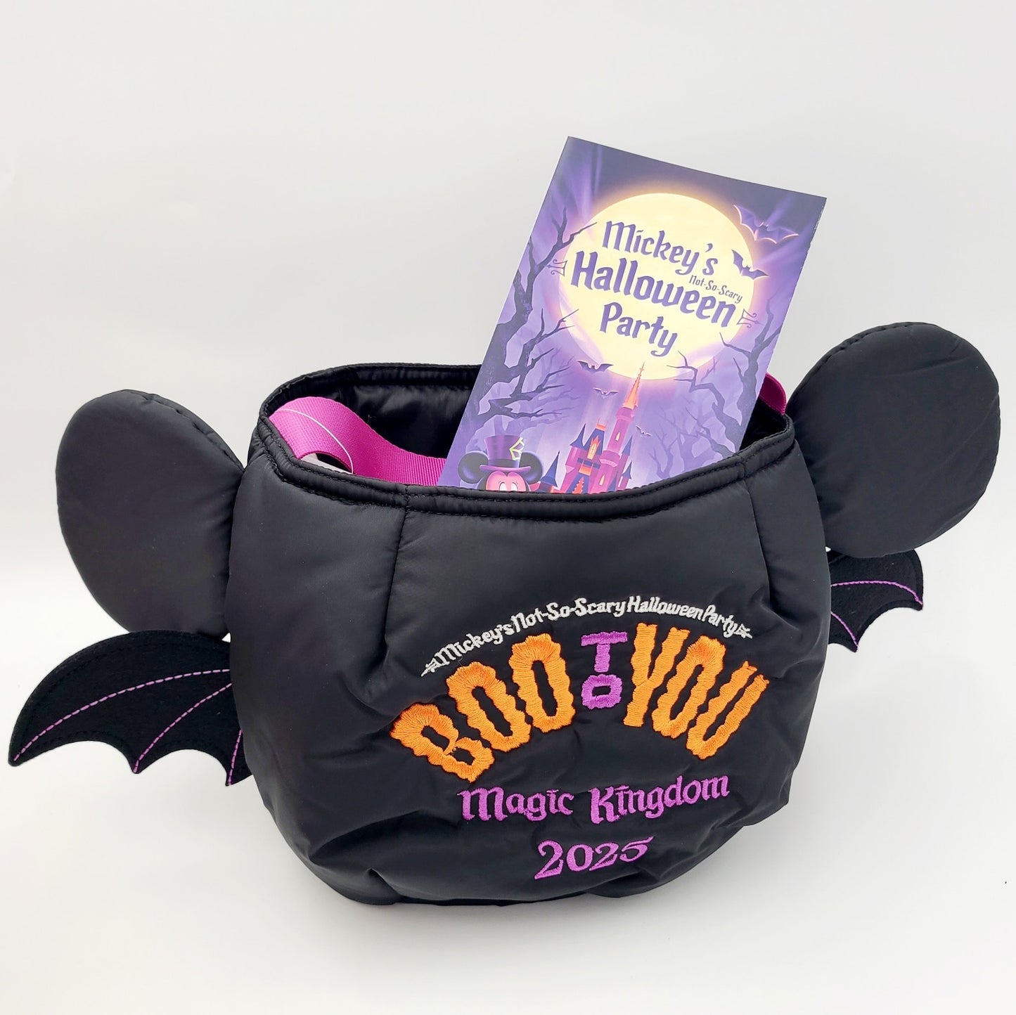 2025 Disney Parks Mickey’s Not So Scary Halloween Party Trick Or Treat Soft Bag