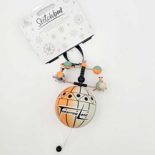 2024 Disney Parks Magic Kingdom Tomorrowland Astro Orbiter Spinner Ornament NEW