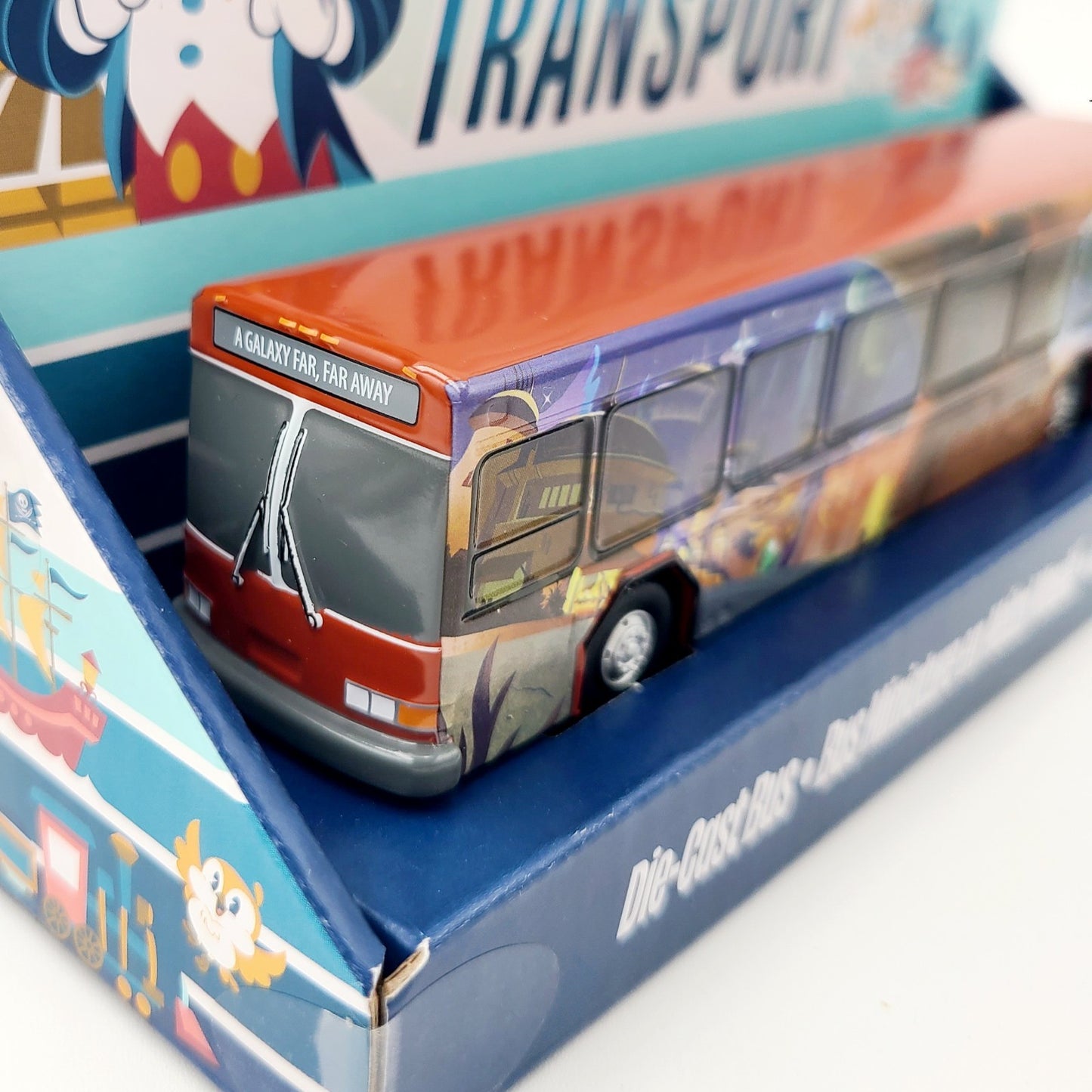 NEW 2025 Disney Parks Diecast Bus Transport Star Wars Wrap BB-8 Galaxy’s Edge