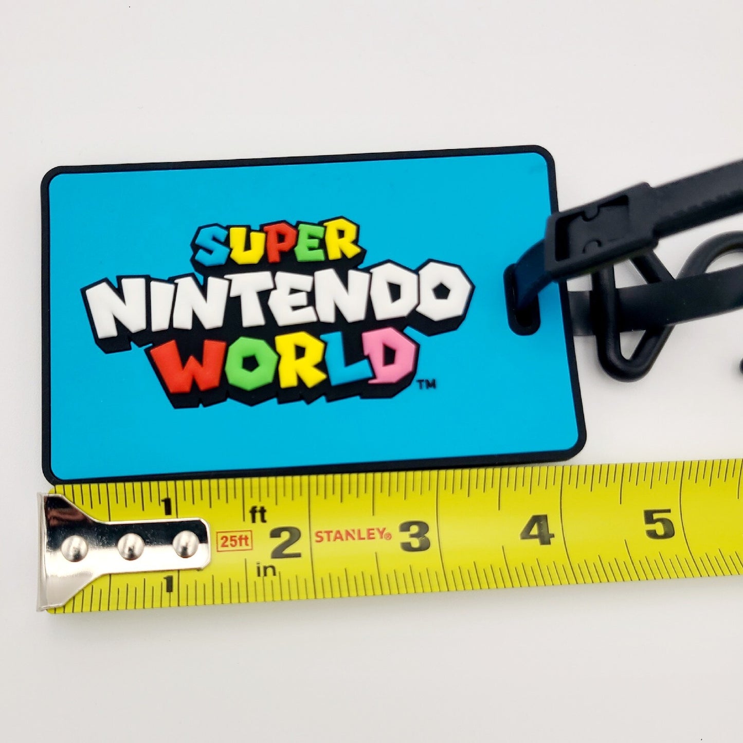 *Blue Luggage Tag* Universal Studios Orlando EPIC Super Nintendo World ID Holder