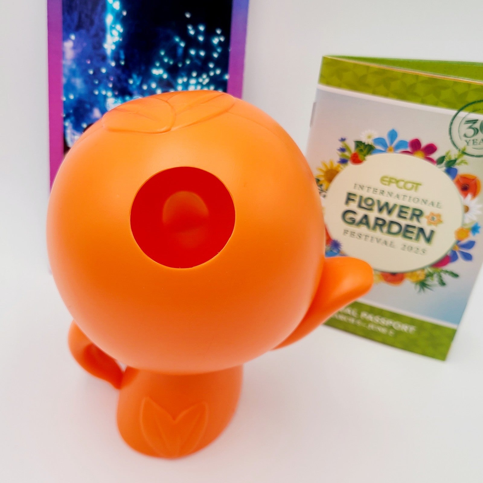2025 Disney Parks Epcot Flower Garden Prize Small Watering Can Orange Bird NEW