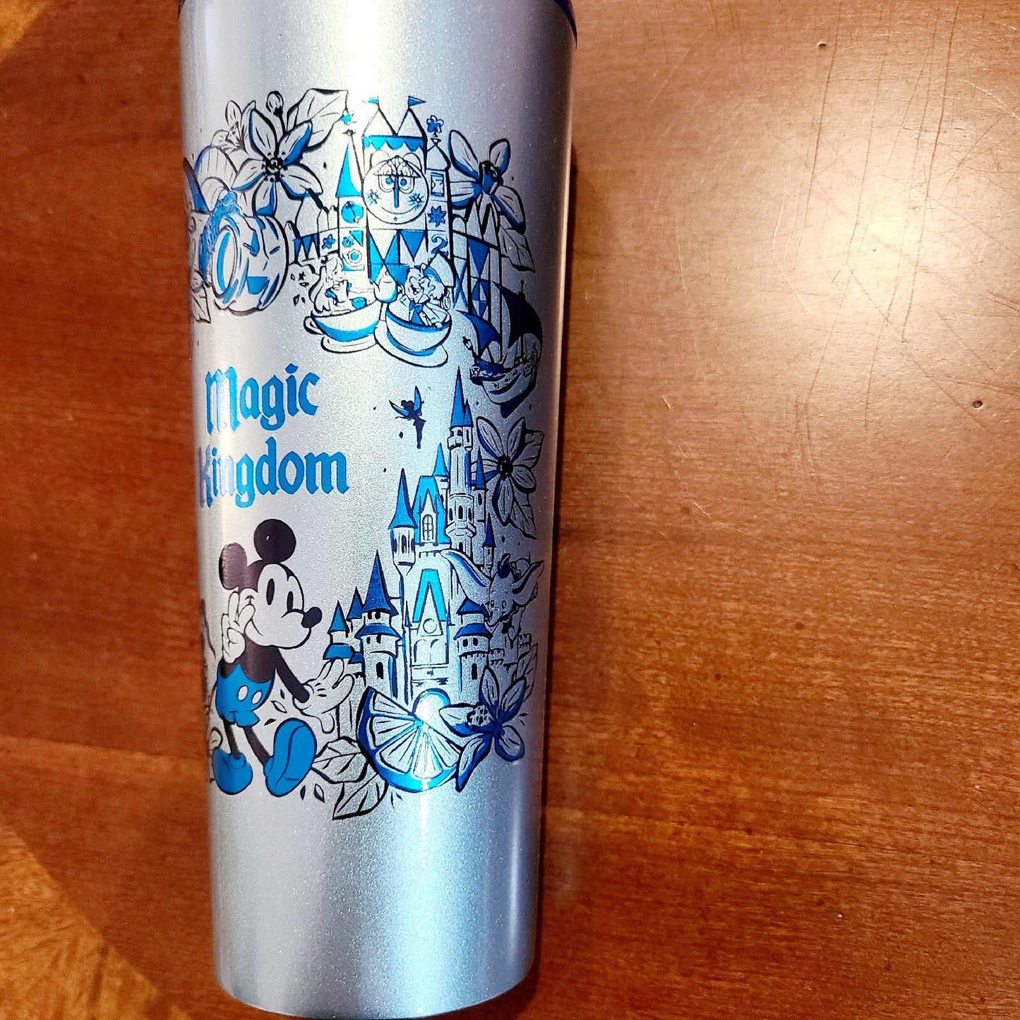 Walt Disney World 4 Park Starbucks Tumbler Magic Kingdom EPCOT Hollywood Animal