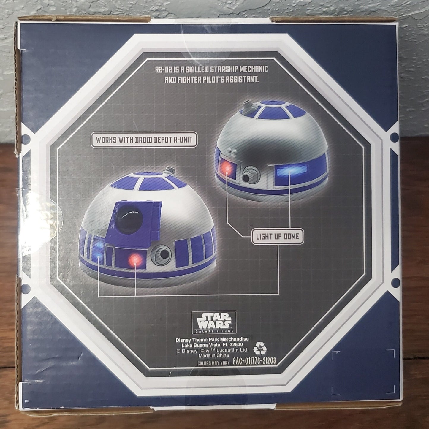 2022 Disney Star Wars Galaxys Edge R-Series R2-D2 Metal Dome Droid Head Part