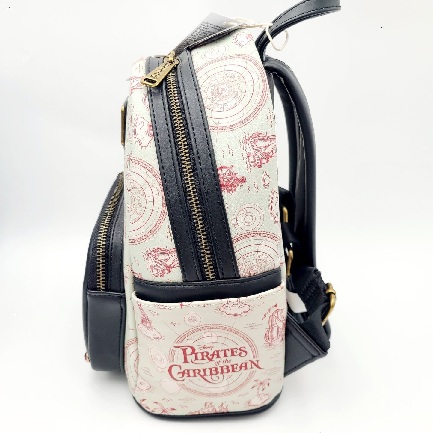 NEW Disney Parks Pirates of the Caribbean GITD Loungefly Mini Backpack Glow Dark