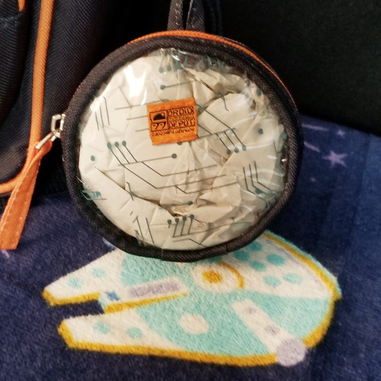 Disney Parks Star Wars Galaxy's Edge Droid Depot 2023 Backpack / Tote Bag W/ Zip