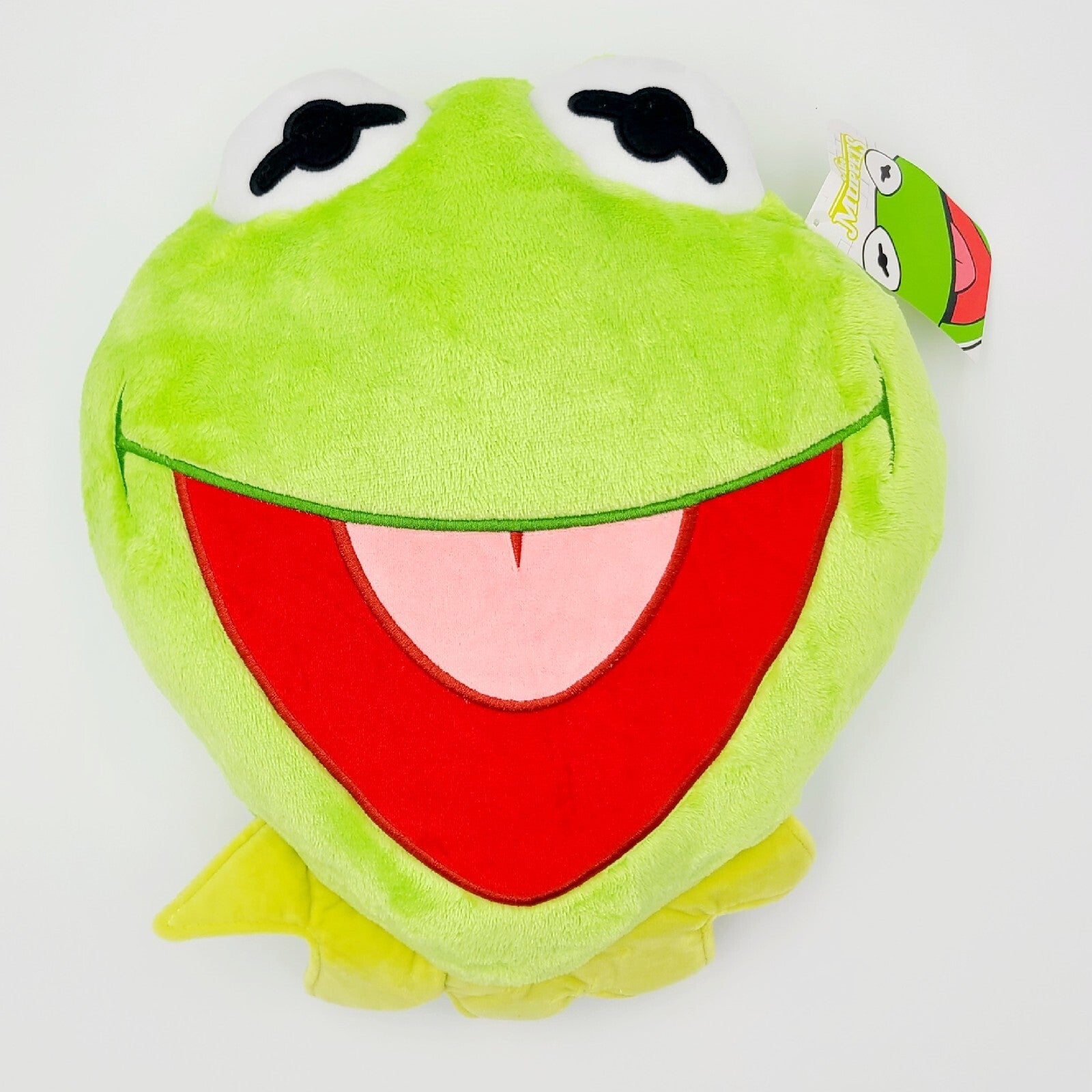Disney Parks The Muppets Kermit The Frog Green Throw Pillow New With Tag