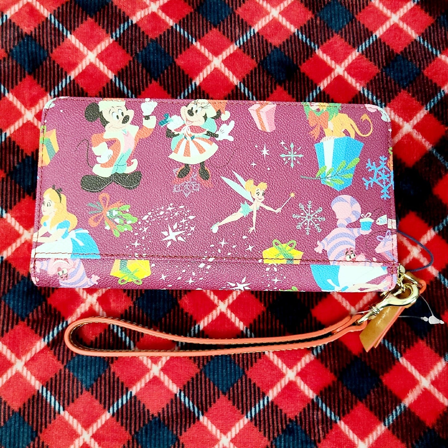 *EXACT Tote & Wallet* 2023 Disney Park Dooney Bourke Christmas Mickey Purse Bag