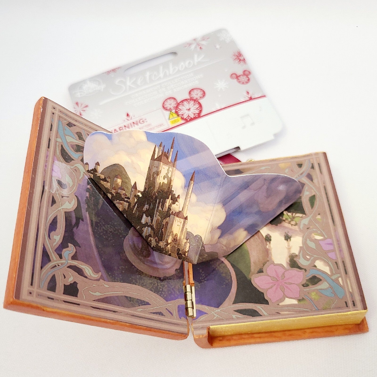 Disney Parks 2023 Enchanted Storybook Musical Living Magic Sketchbook Ornament
