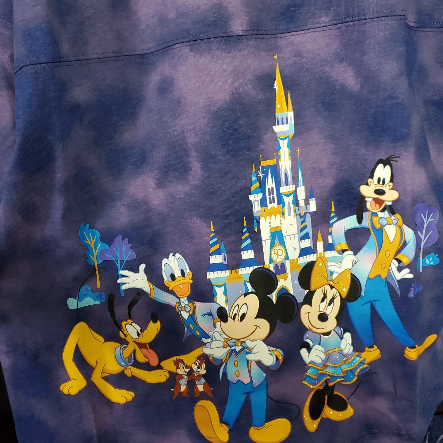 *Adult Medium* 2022 Walt Disney World 50th Anniversary Tie Dye Spirit Jersey NEW