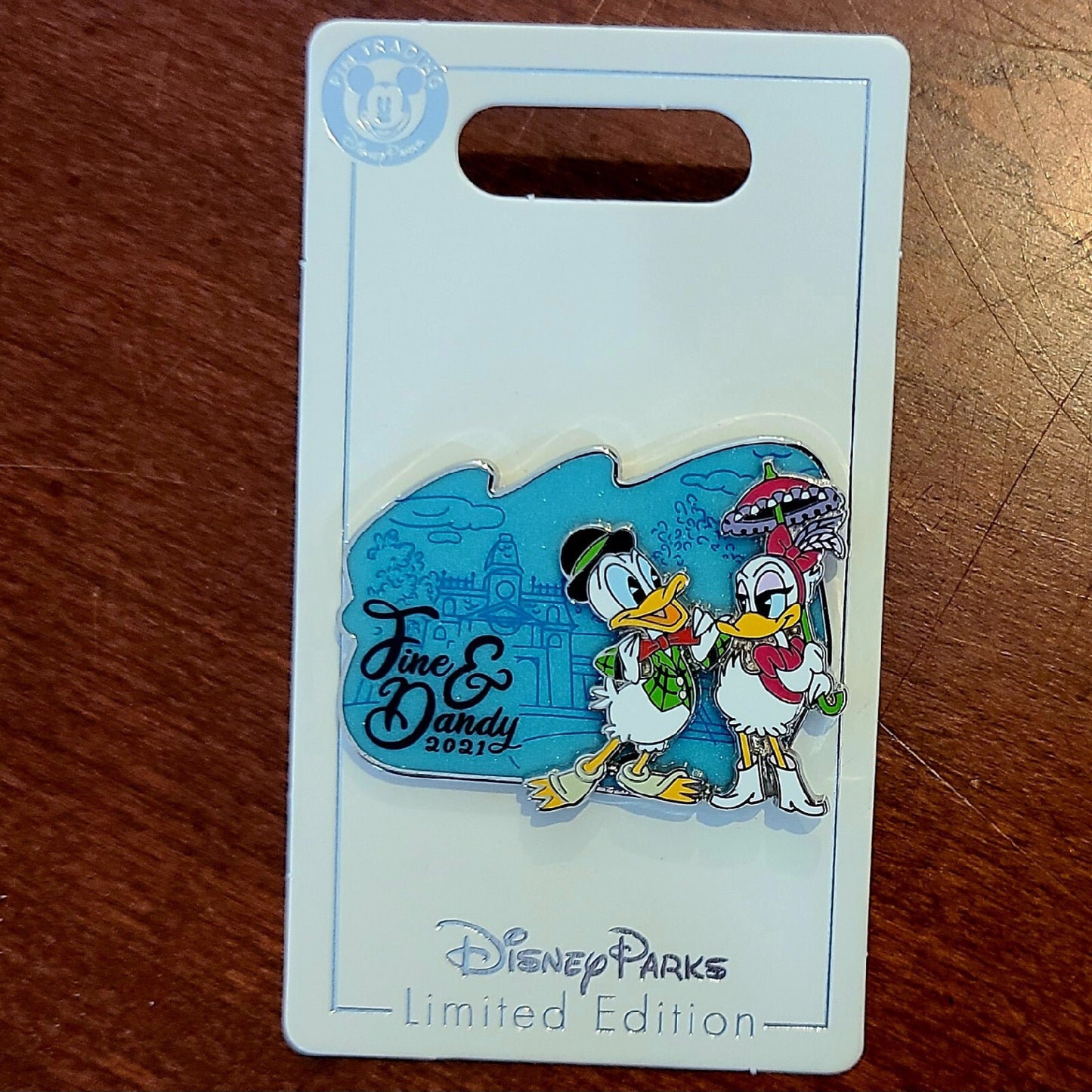 *2 Fine & Dandy Pin Set* Disney Parks 2020/2021 Mickey Minnie Donald Daisy Duck