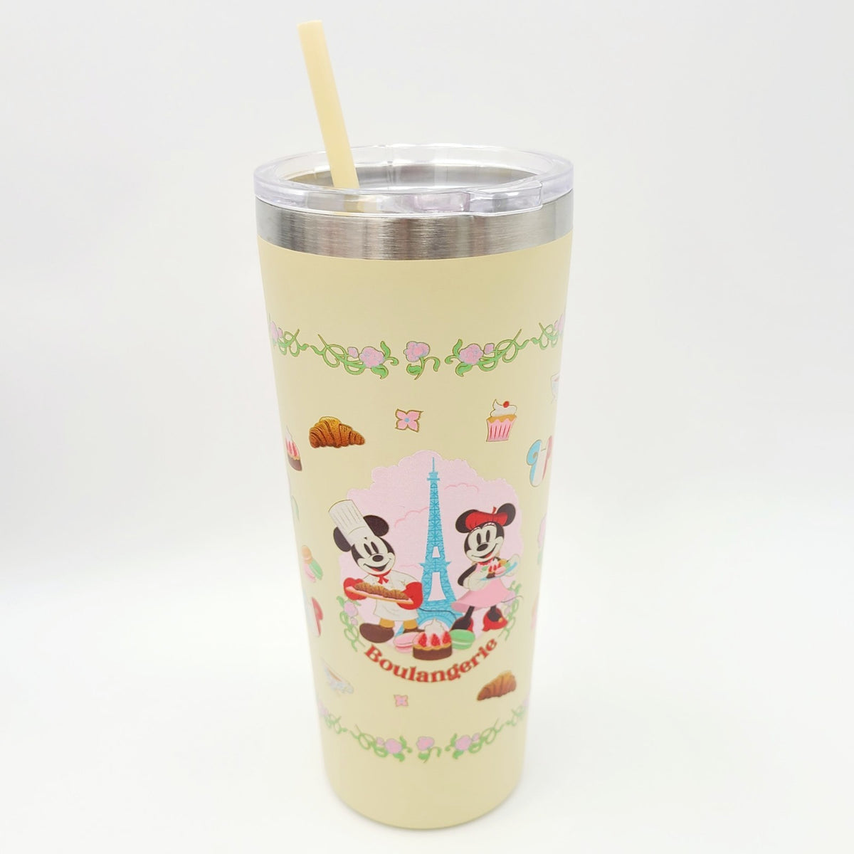 2025 Disney Parks Epcot World Showcase France Minnie Patisseries Pink Tumbler