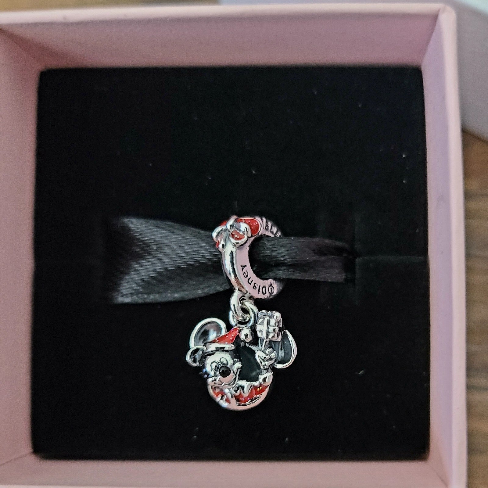 NEW Disney Parks 2023 Holidays Christmas Santa Mickey Mouse Pandora Dangle Charm