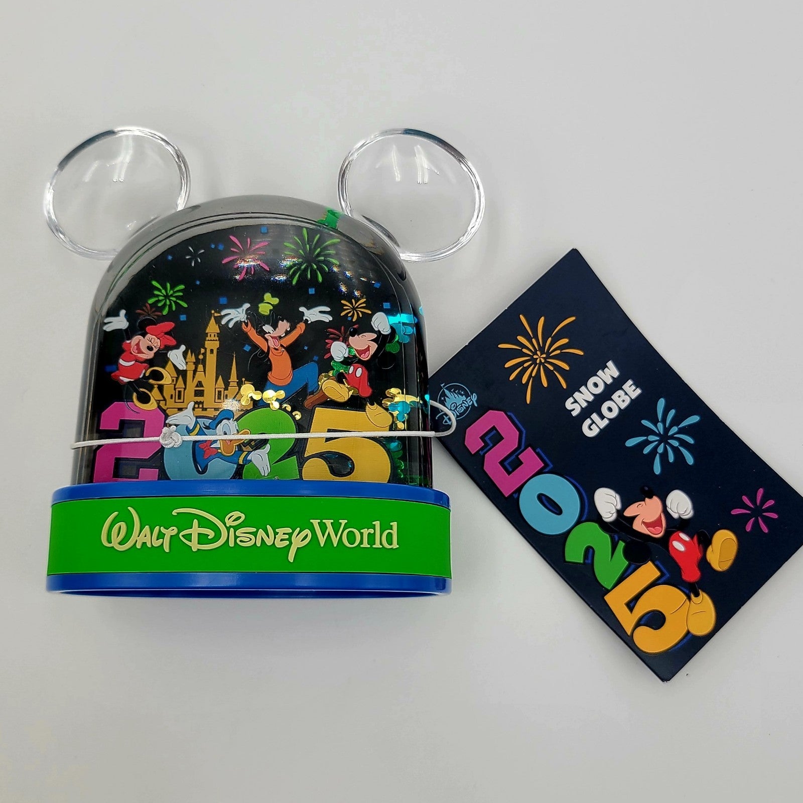 2025 Walt Disney World Parks Mickey & Friends Mini Plastic Water Snow Globe NEW