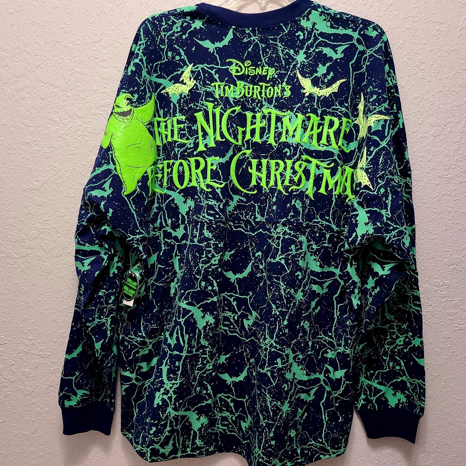 LARGE Disney Parks 2025 Nightmare Before Christmas Oogie Boogie Spirit Jersey