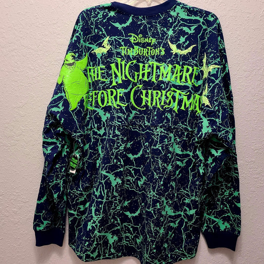 LARGE Disney Parks 2025 Nightmare Before Christmas Oogie Boogie Spirit Jersey