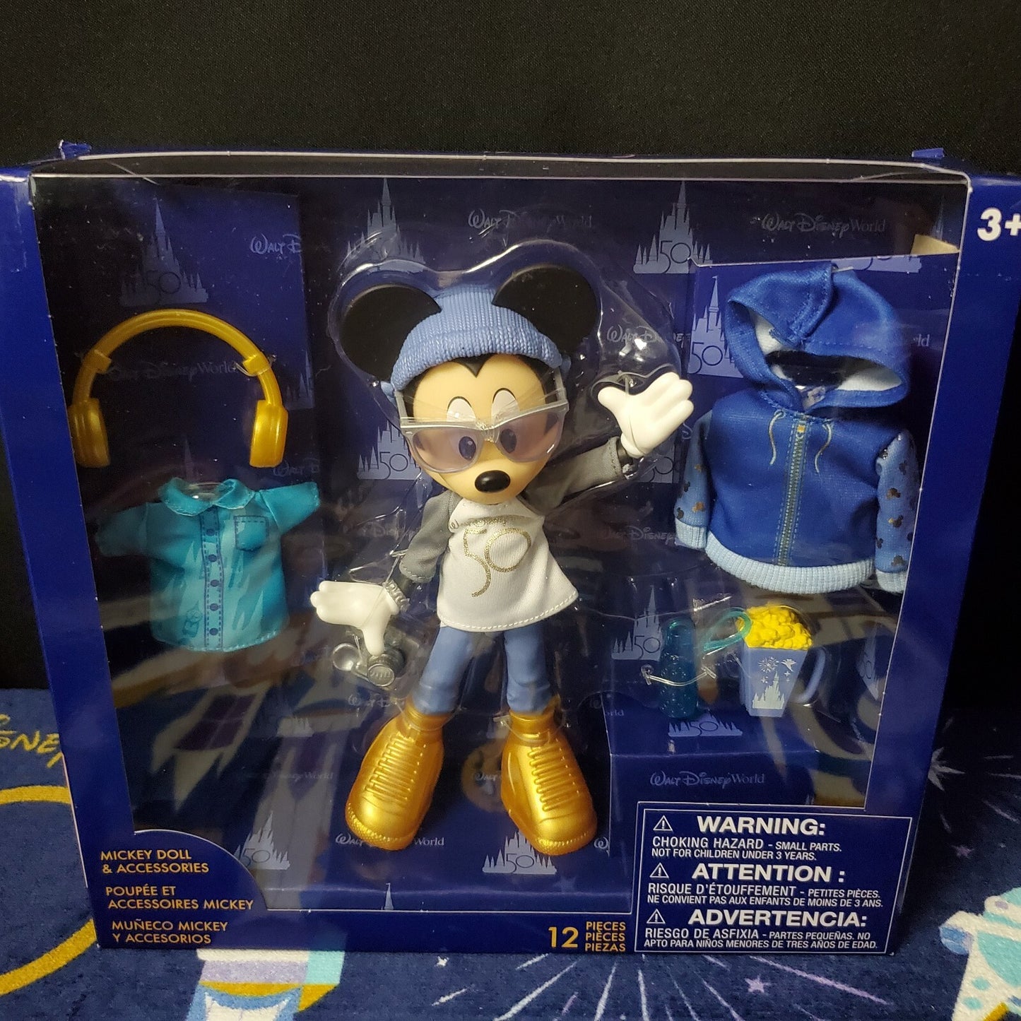 *Mickey Mouse Doll & Accessories Set* Walt Disney World Parks 50th Anniversary