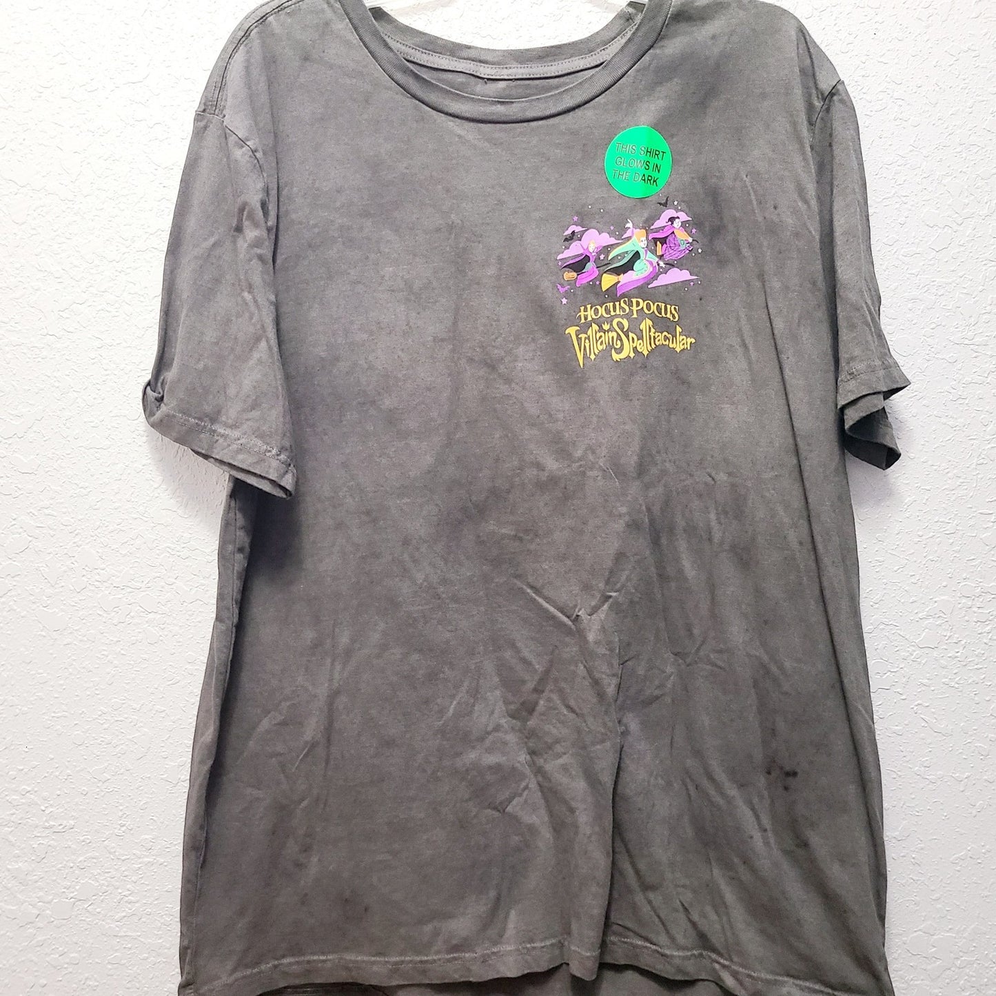 LARGE 2025 Disney Parks Hocus Pocus Not Scary Halloween party MNSSHP GITD Shirt