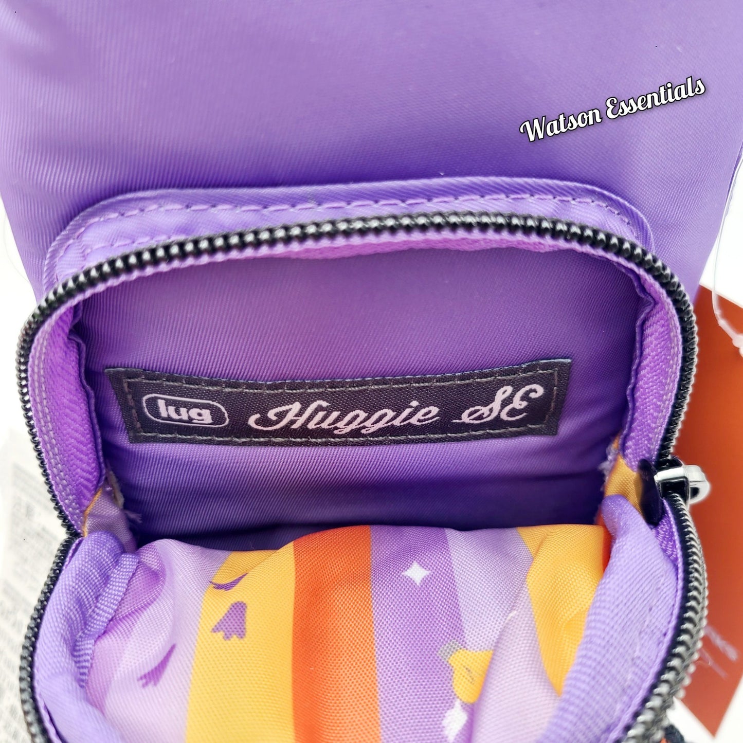 2025 Disney Parks EPCOT Center Figment Lug Water Bottle Holder Crossbody Purple