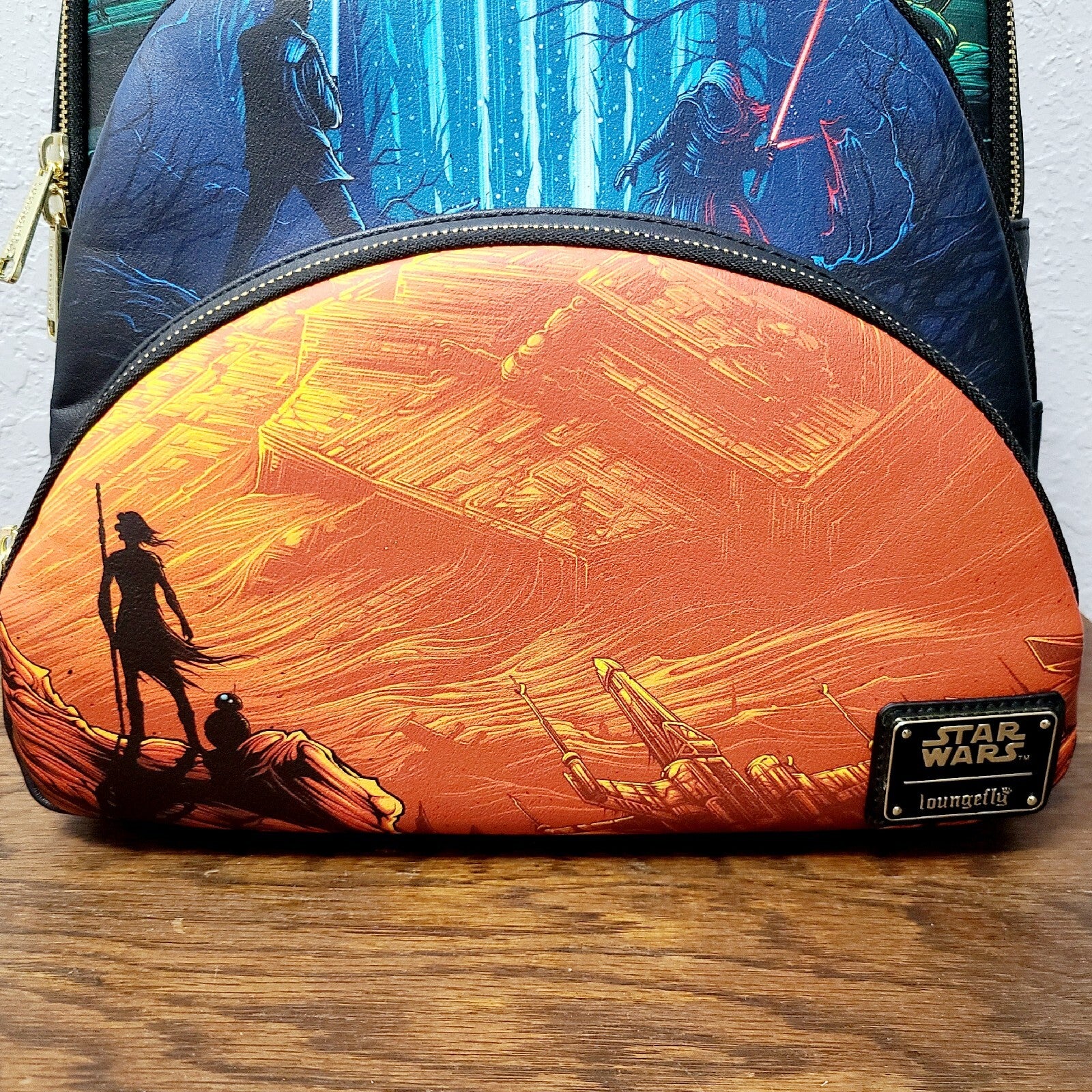 NEW 2023 Disney Parks Star Wars The Force Awakens Loungefly Backpack Disney100
