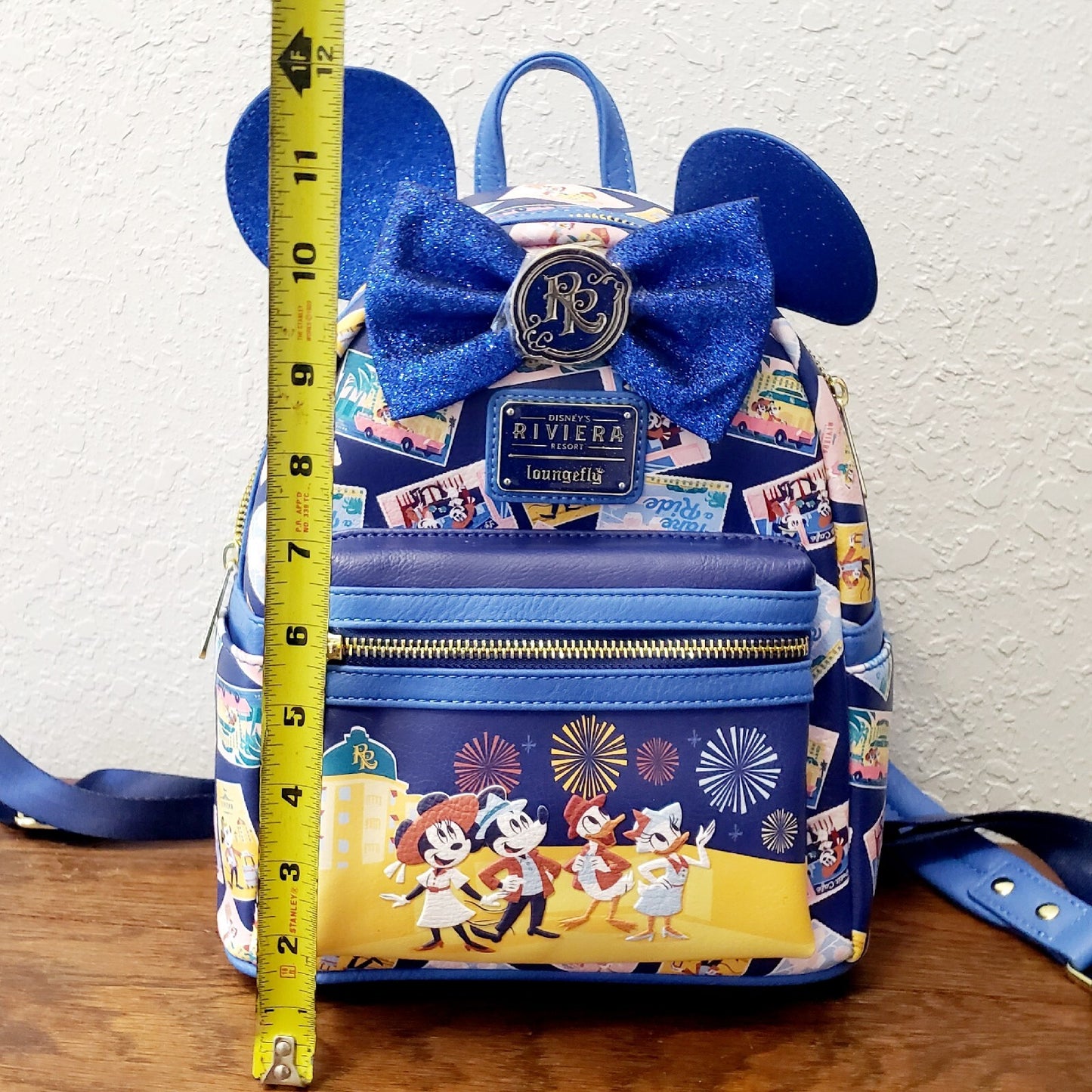 NEW 2023 Disney Parks Riviera Resort Loungefly Backpack Bag Mickey & Minnie NWT