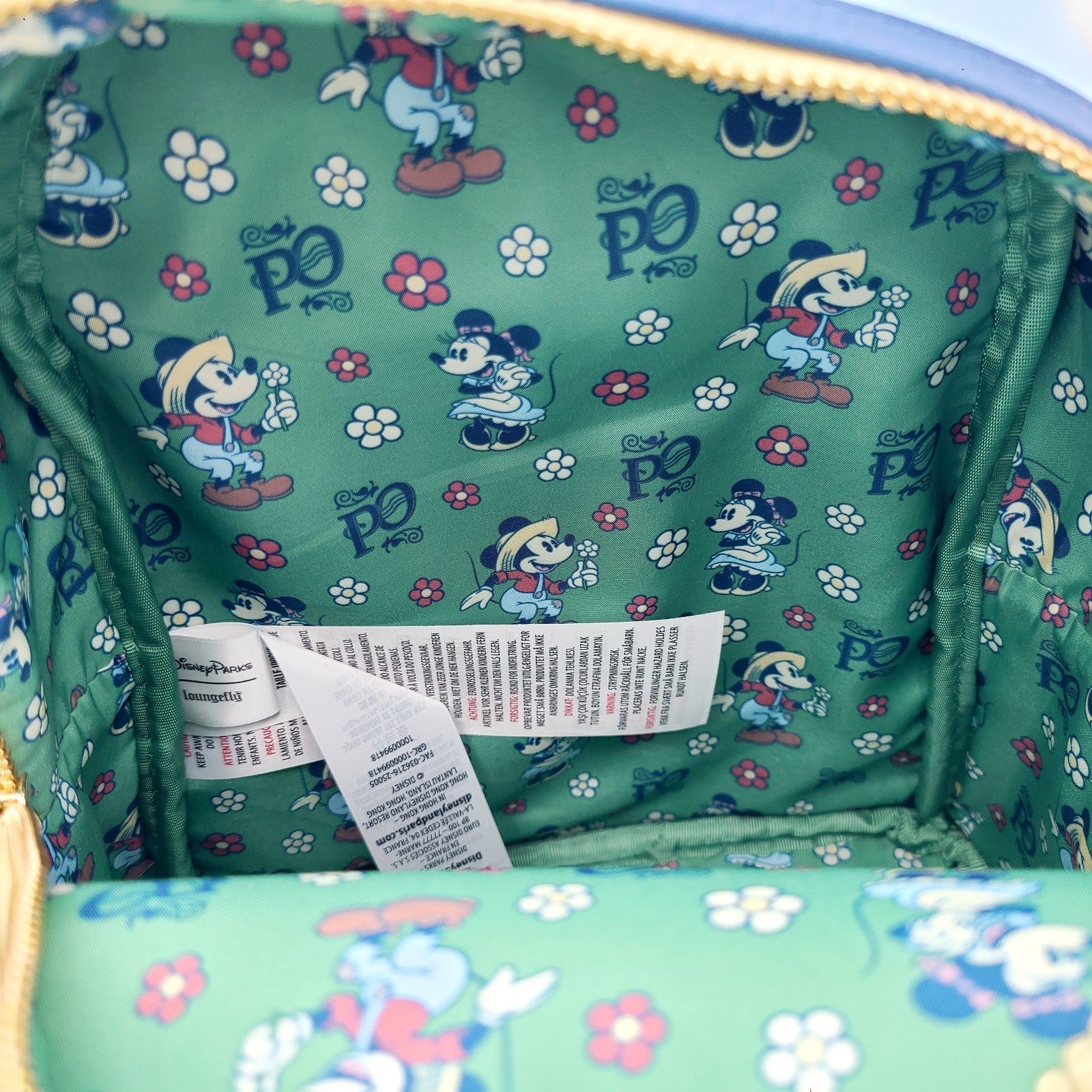 Disney Parks Port Orleans Riverside Mickey & Minnie Mini Loungefly Backpack NWT