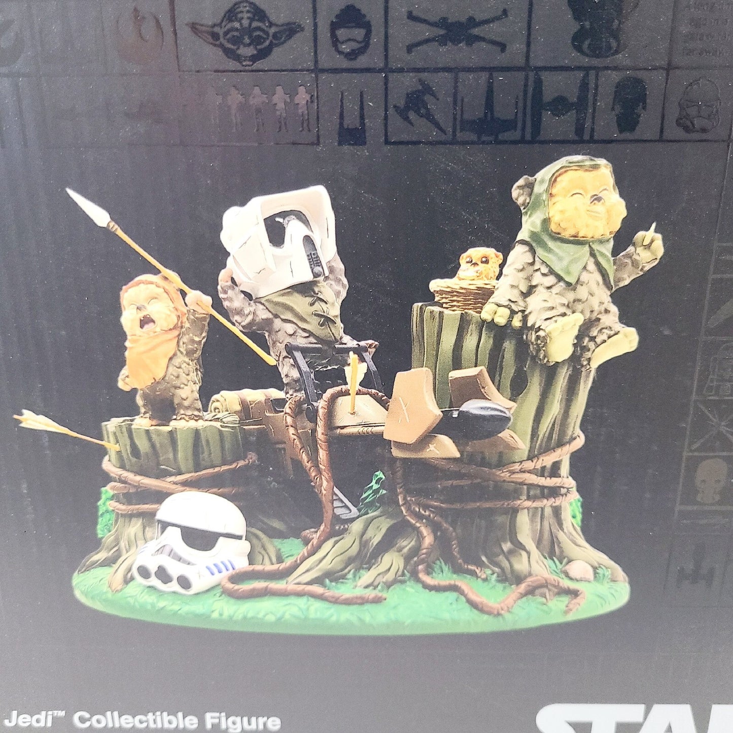 Disney Parks Star Wars Return  Jedi 40th Anniv Ewoks Collectible Figurine Ewok