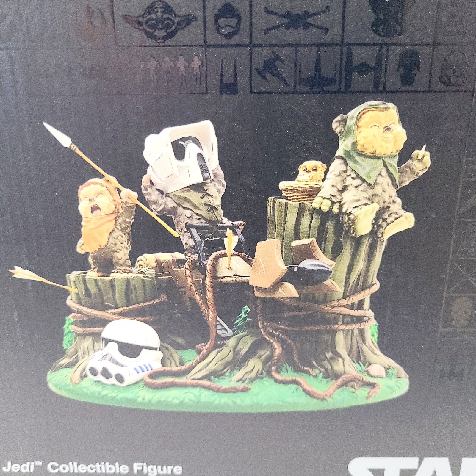 Disney Parks Star Wars Return  Jedi 40th Anniv Ewoks Collectible Figurine Ewok