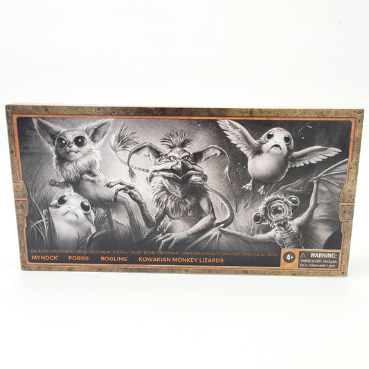Disney Parks Star Wars Black Series 6" GALACTIC CREATURES 6-Pack Bogling Mynock