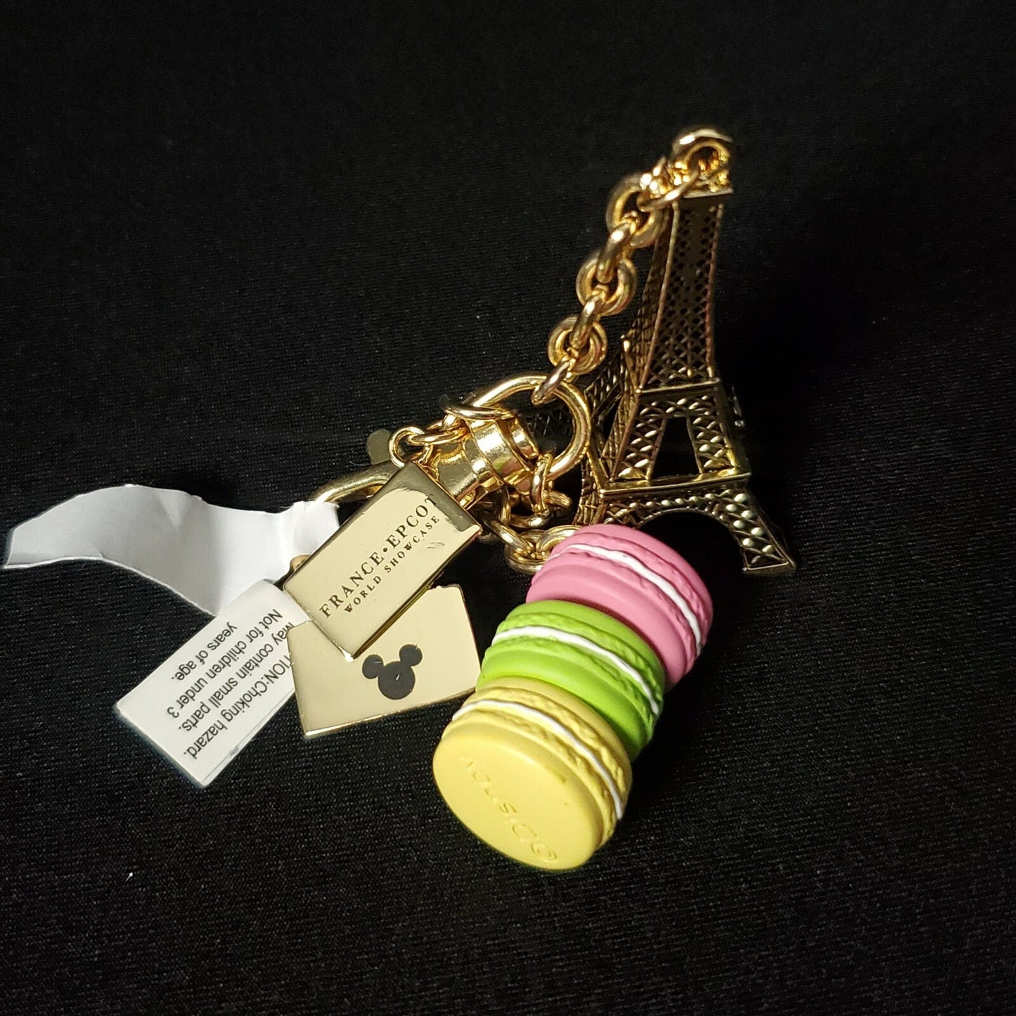 Disney EPCOT France World Showcase Minnie Mouse Eiffel Tower Figurine & Keychain