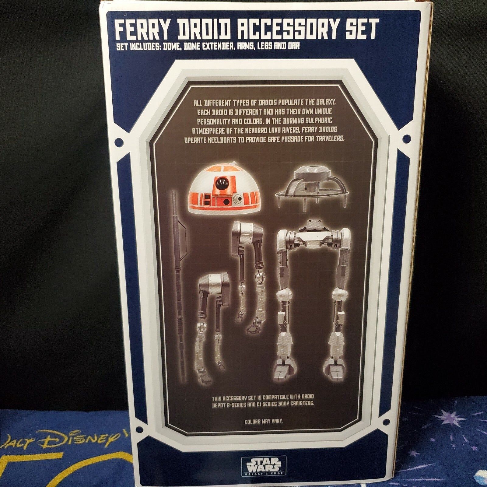 Disney Parks Star Wars Galaxy’s Edge Ferry Droid Depot Accessory Set R2-D2 Legs